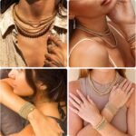 300pcs 18K Gold Filled Beads for Bracelets 3mm Round Smooth Spacer Mini Seamless... - Image 3