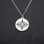 LQRI Papa Legba Voodoo Necklace Loa Veve Symbol necklace Ritual Altar Gift Occul... - Image 7