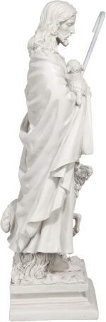 Design Toscano EU1785 Jesus The Good Shepherd Religious Garden Statue, 12 Inches... - Image 4