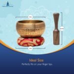 Tibetan Singing Bowls Set~ Meditation Sound Bowl hand Hammered in Nepal For Yoga... - Image 3