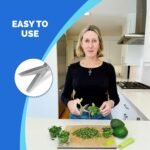 Jenaluca 5 Blade Herb Scissors - Salad Scissors - Cut & Chop Fresh Herbs & Leafy... - Image 4