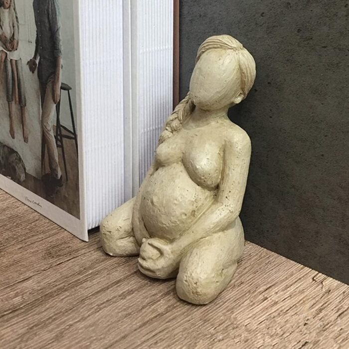 Birthing Woman Statue, Mother Pregnant Childbirth Figure, Great Mother Goddess G... - Image 3
