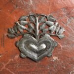 Floral Heart with Birds, Metal Wall Hanging Décor, Giving Ideas, Handmade in Hai... - Image 5