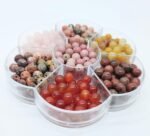 140pcs 8mm Natural Stone Beads Polished Beading Loose Beads Gemstone Energy Heal... - Image 4
