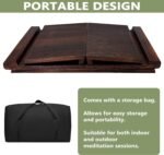 Floor Table, Altar Table Paulownia Folding Design, Low Meditation Table for Sitt... - Image 4