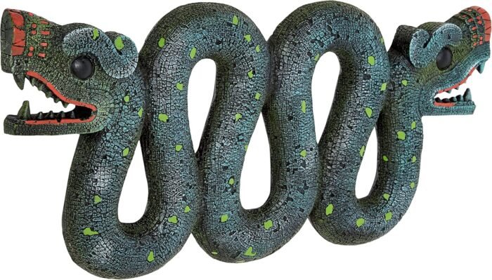 Design Toscano NG32778 Aztec Double - Headed Serpent Wall Sculpture,Full Color, ... - Image 3