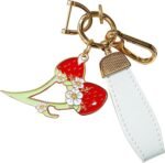 Keychain Safety for Women Self Defense Strawberry Key Chain Accessories Set - Image 7