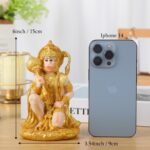 H&W 6''H Blessing A Colored Statue of Hanuman God, Resin India God Statue, Hanum... - Image 6
