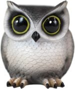 Ebros Tools Of Wisdom Whimsical Great Horned Owl Owlet Baby Stationery Make Up B... - Image 7