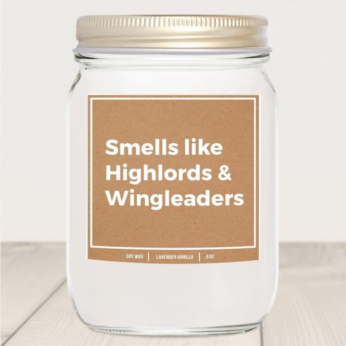 You Nique Designs Highlords Candle 8 Oz - Bookish Candles, Reading Themed Gifts ... - Image 6