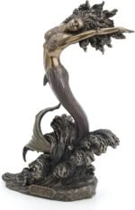 Yemaya Mother of All and Goddess of The Ocean Figurine Cold Cast Resin Bronze Fi... - Image 3