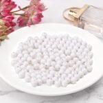1000PCs 6MM Smooth White Acrylic Round Beads, Round Acrylic Balls Gumball Beads,... - Image 5