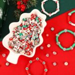Augshy Christmas Polymer Clay Beads, 300PCS Xmas Heishi Spacer Assorted Santa Cl... - Image 5