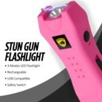 Guard Dog Security Pepper Spray and Stun Gun Flashlight, Rechargeable, Self-Defe... - Image 3