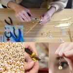 250pcs 14K Gold Filled Spacer Beads，Round Bracelet Beads,Seamless Smooth Metal B... - Image 7
