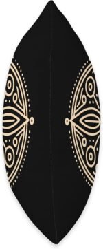 Benin Veve Voodoo Symbol African Tradition Beninese Vodun Throw Pillow - Image 3