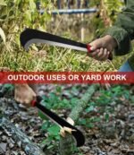 Machete, 15 Inch Gardening Machete for Outdoor and Yard Work, 3Cr13 Stainless St... - Image 4