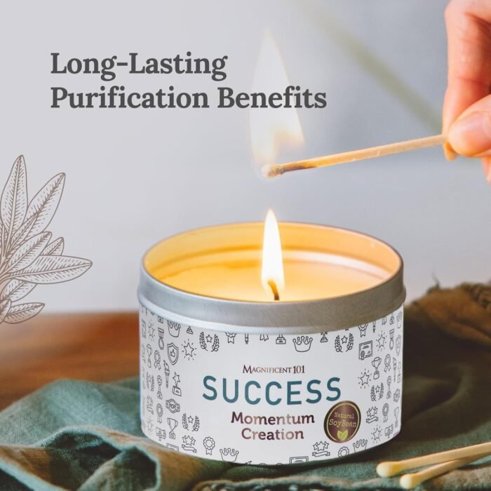 Magnificent 101 Long Lasting Momentum Creation Candle for Success | 6 Oz - 35 Ho... - Image 3