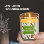 Magnificent 101 3 Long Lasting Pure Sage + Palo Santo Candles | 3.5 Oz Each - 42... - Image 3