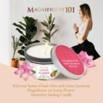 Magnificent 101 Long Lasting Lotus Flower Aromatherapy Candle | 6 Oz - 35 Hour B... - Image 3