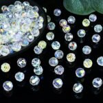 Dowarm 200 Pieces Round Crystal Glass Beads for Jewelry Making, 6MM Rondelle Cry... - Image 3