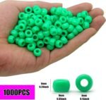 1000Pcs Green Pony Beads for Bracelet St Patricks Day Beads for Jewelry Making P... - Image 3