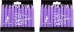 Mega Candles 40 pcs Unscented Lavender Exquisite Mini Taper Spell Candles, 4 Inc... - Image 4