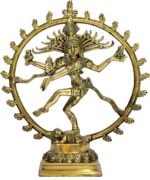eSplanade Brass Natraj Murti Statue Idol Sculpture Shiva - Nataraja The Lord of ... - Image 4