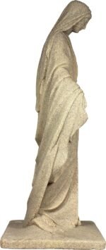 EMSCO Group Virgin Mary Statue - Natural Sandstone Appearance - Made of Resin - ... - Image 5