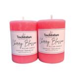 Touch Nature Cherry Blossom Scented Aromatherapy Fragrant Pink Handmade Candle. ... - Image 4