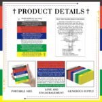 Zhanmai 400 Pcs Bulk Plan of Salvation Cards Gospel Tracts Pocket Holy Postcards... - Image 4