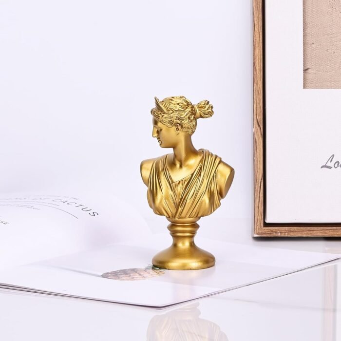 LCCCK 6" H Gold Aphrodite Bust Statue Classic Greek Mythology Roman Venus Goddes... - Image 5