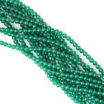 60PCS 6mm Green Agate Gemstone Round Loose Beads for Jewelry Making 1 Strand 15" - Image 5