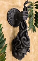 Ebros Greek Mythology Severed Head of Goddess Medusa with Snake Hairs Hanging fr... - Image 3