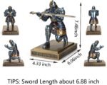 King's Guard Knight Pen Holder Pen Stand Desk Organizers and Accessories Resin P... - Image 8