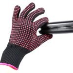 2 Pcs Professional Heat Resistant Glove for Hair Styling Heat Blocking Gloves fo... - Image 3