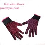 2 Pcs Professional Heat Resistant Glove for Hair Styling Heat Blocking Gloves fo... - Image 4