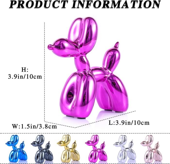 Red Balloon Dog Decor,Balloon Animal Decor,Shelf Decor Preppy Room Decor,Cute St... - Image 4