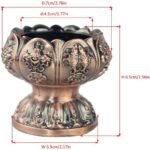 Lotus Flower Votive Tealight Holder, Buddhist Tealight Candle Holder - Tibetan B... - Image 3