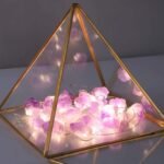 Natural Amethyst Decorative Lights Crystal Indoor String Lights Raw Stones 8.5fe... - Image 4