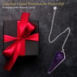 Amethyst Pendulum – Chakra Crystal Pendulum – Dowsing Pendulum for Divination, M... - Image 8