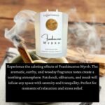 Frankincense Myrrh Candle, Zen Scents, Incense, Natural Herbal Fragrance, Yoga R... - Image 4