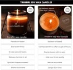 Nag Champa Candle for Home Scented - 5oz Natural Soy Clean Organic Non Toxic - f... - Image 3