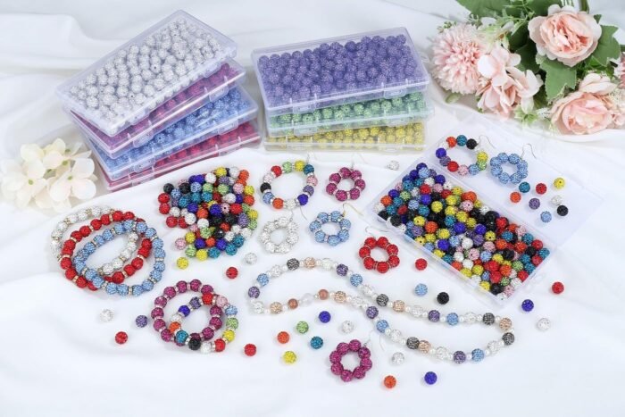 LAIDANLA 120pcs 10mm Dark Green Rhinestone Beads Baseball Beads for Crafting, Sh... - Image 7