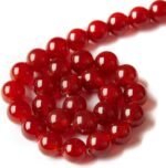 100pcs 8mm Red Agate Beads Natural Gemstone Beads Round Loose Beads for Jewelry ... - Image 5