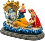 alikiki Hindu God Lord Vishnu Statue - 8.3”L Mahavishnu Figurine Divine Hindu De... - Image 7