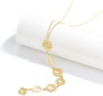 Spiritual Chakra Necklace for Women Trendy - Gold Long Necklaces Yoga Dainty Tre... - Image 3