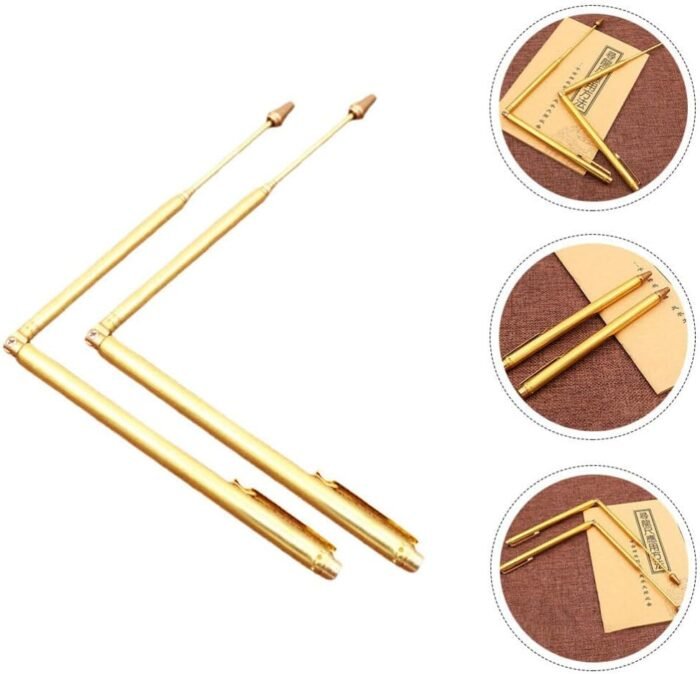 Angoily 2pcs Divining Rods Portable Dowsing Rod Copper Divining Rod for Compass ... - Image 7