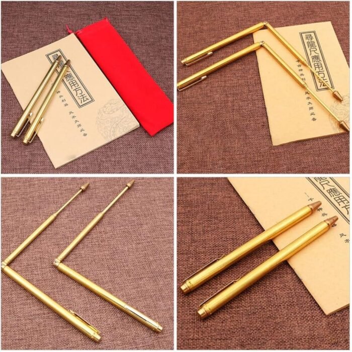 Angoily 2pcs Divining Rods Portable Dowsing Rod Copper Divining Rod for Compass ... - Image 9