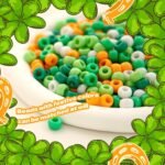 1000PCS St. Patrick's Day Pony Beads for Bracelets Crafts Plastic Irish Spacer B... - Image 4